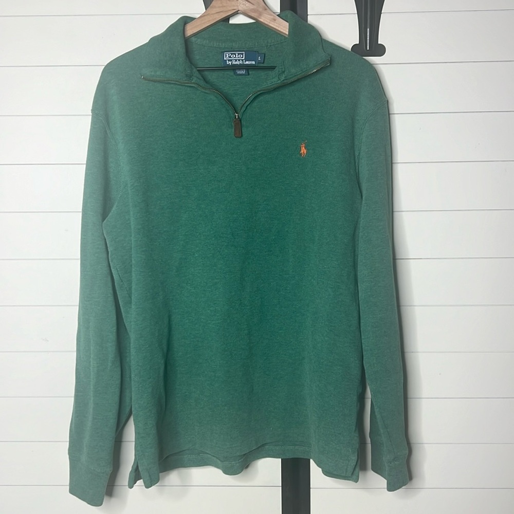 Polo Ralph Lauren 1/4 zip mock neck sweater